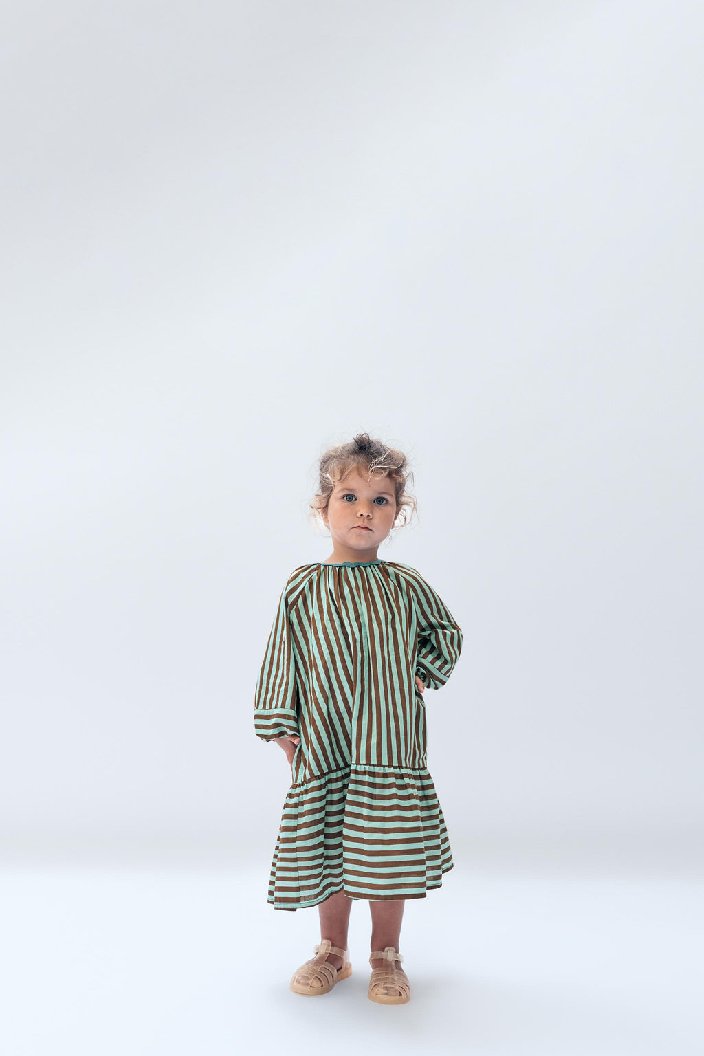 2-14 A?OS/ VESTIDO RAYAS ONDULINA LIMITED EDITION / rayas - Zara фото 2