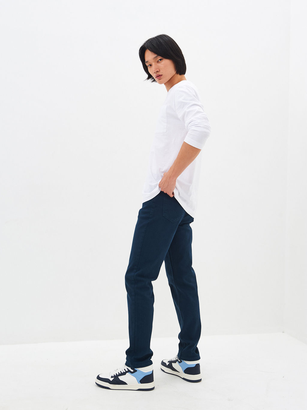 Мужские джинсы зауженного кроя - Mossmore фото 8