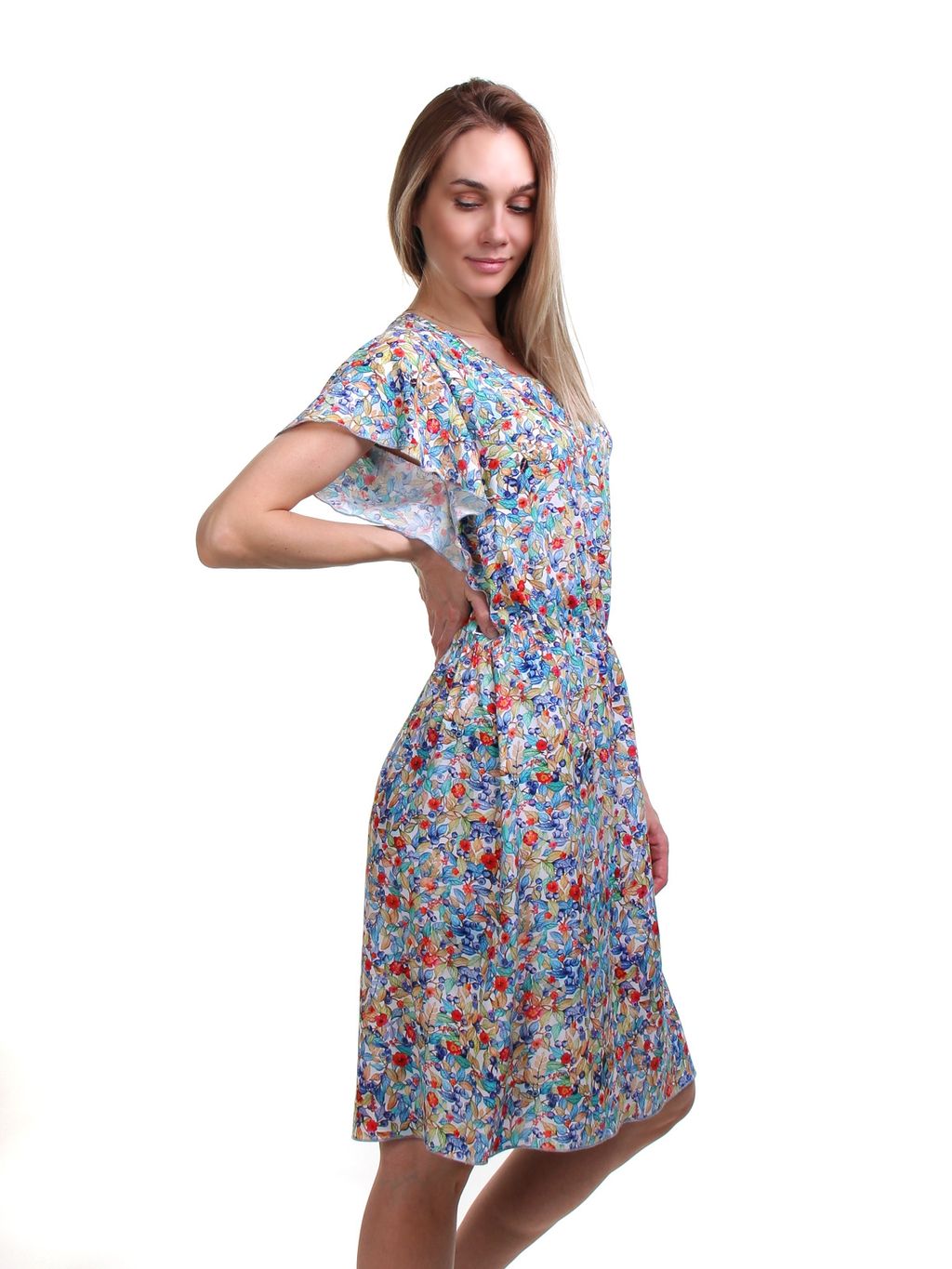 ПЛАТЬЕ ПЛ504 ЦВЕТНОЕ - Assana фото 2