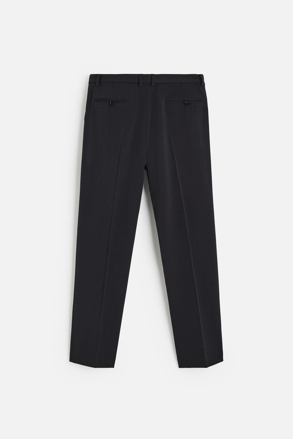 100% WOOL SUIT TROUSERS - Zara фото 7