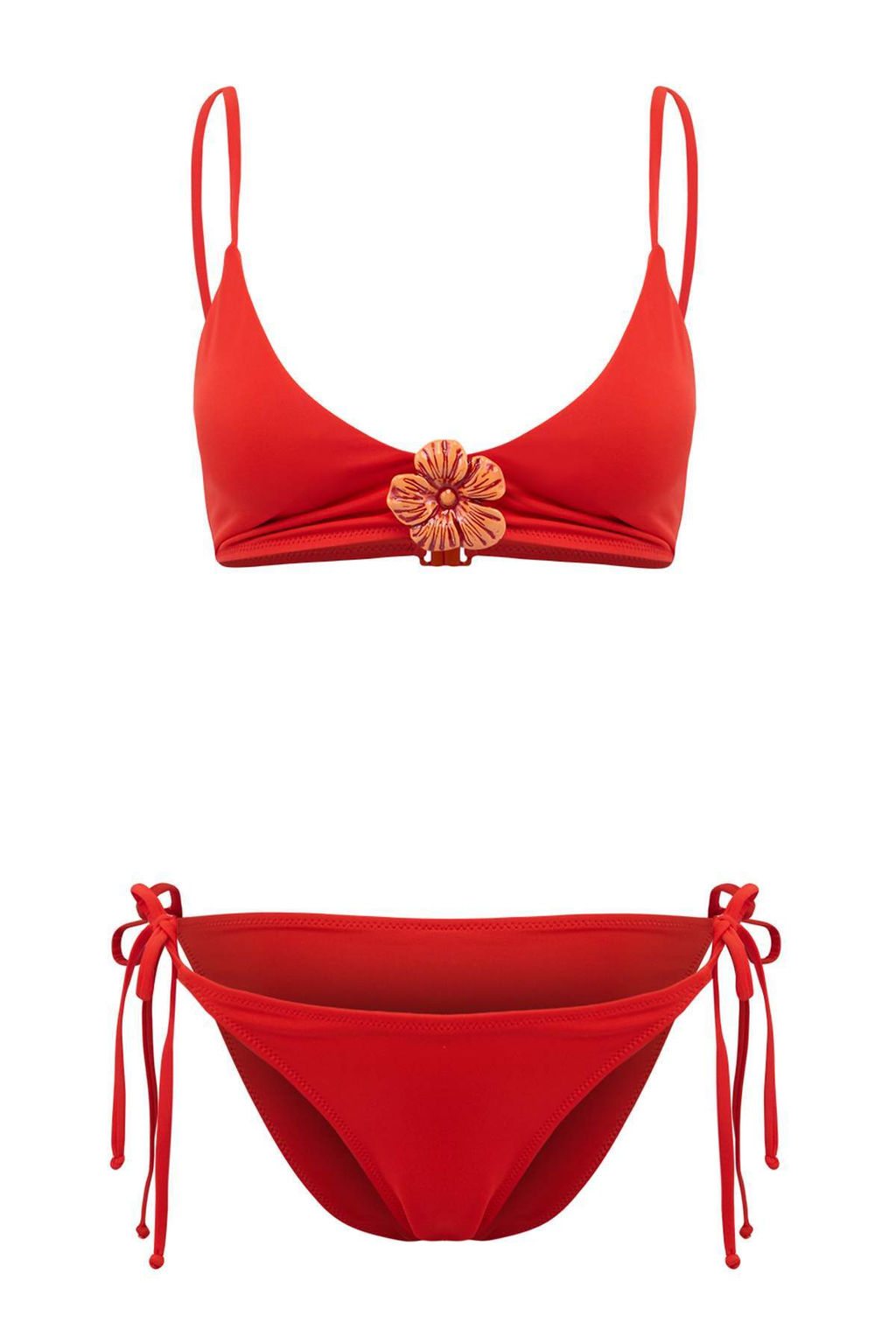 Nar Cicegi Bralette Kapl? Aksesuarl? Normal Bel Regular Bikini Tak?m? TBESS26BT00089 - Trendyolmilla фото 4