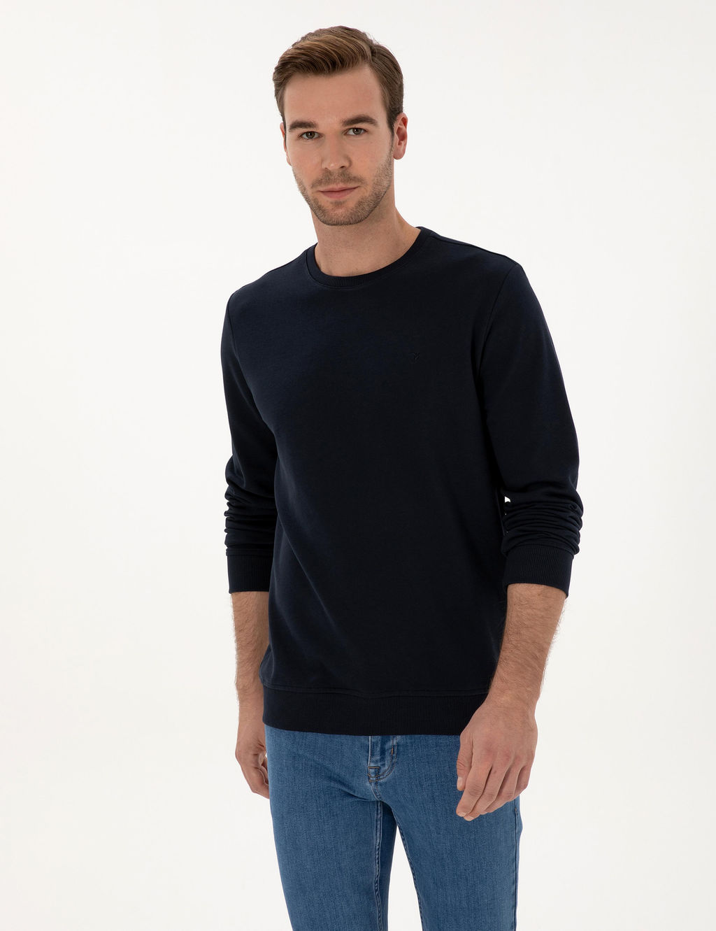 Lacivert Regular Fit Sweatshirt - Cacharel фото 3