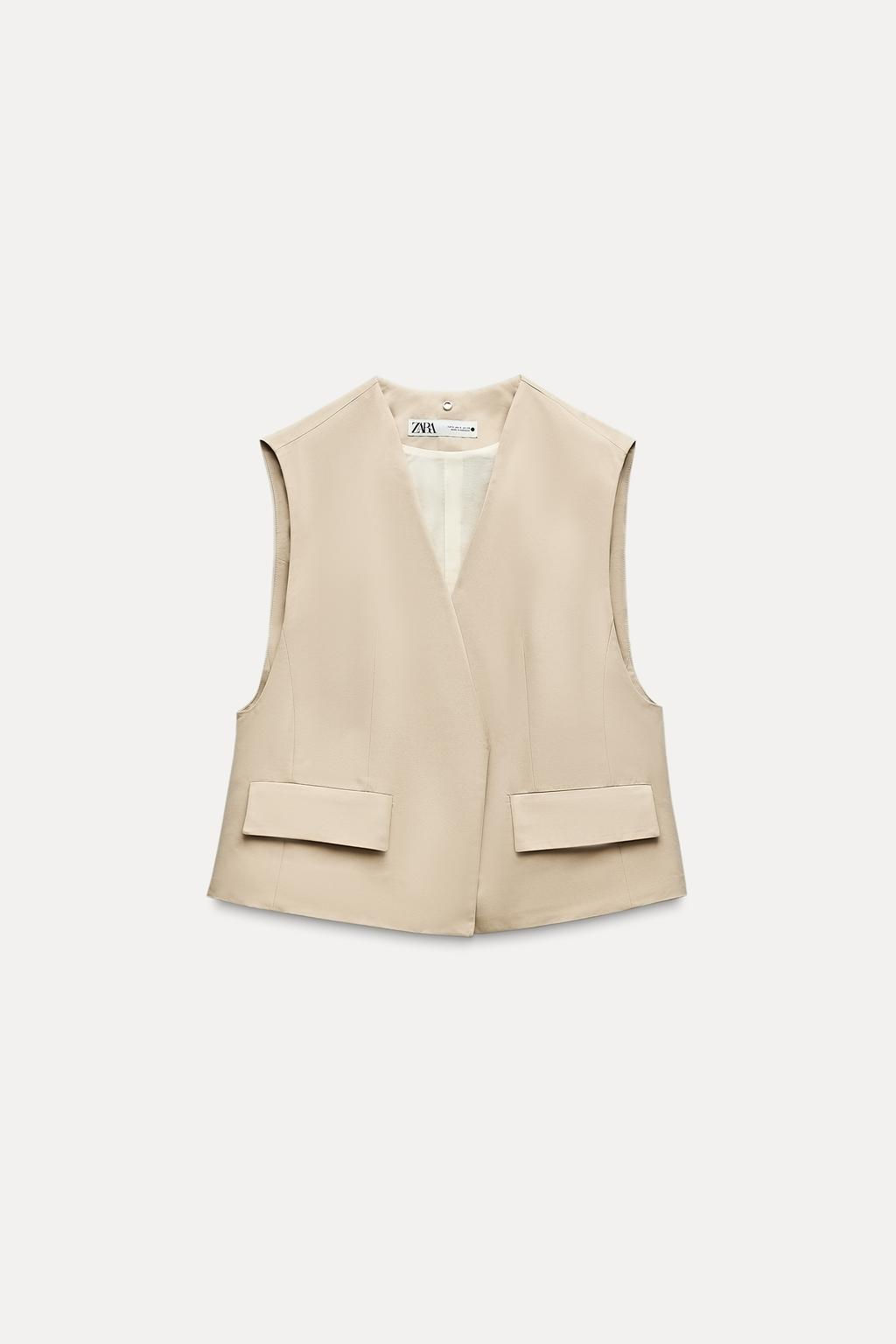 ZW COLLECTION WAISTCOAT JACKET - Zara фото 14