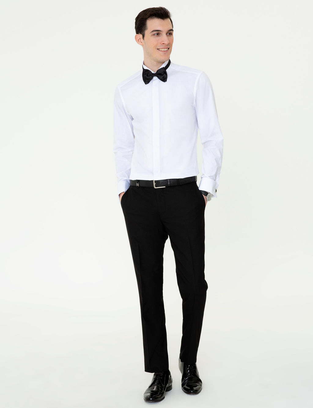Beyaz Slim Fit Smokin G_mlek - Pierre cardin фото 4