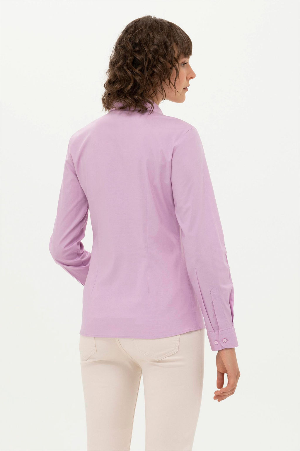 Женская базовая рубашка с длинным рукавом - U.s. polo assn фото 5