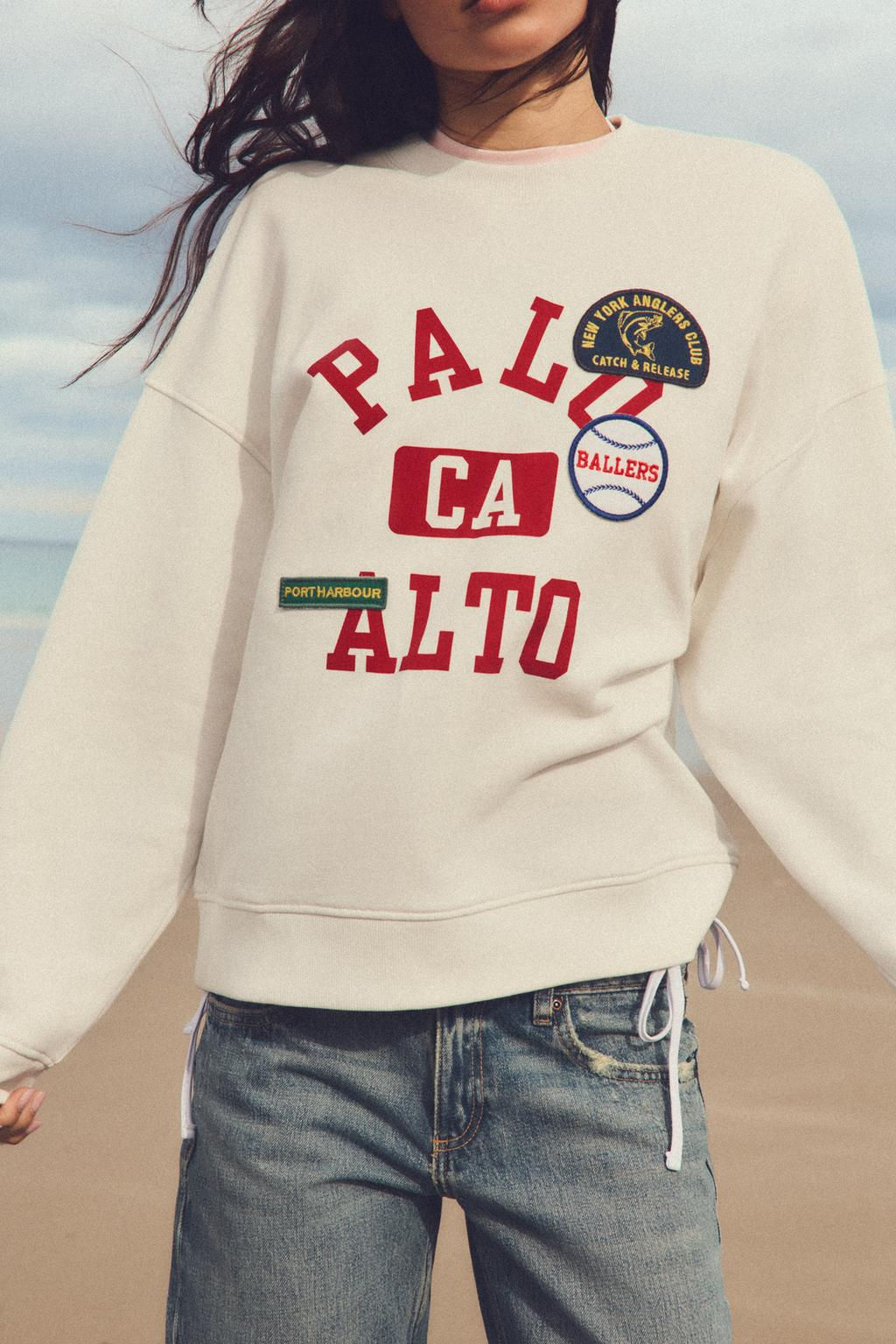 HOODIE WITH PATCHES - Zara фото 2