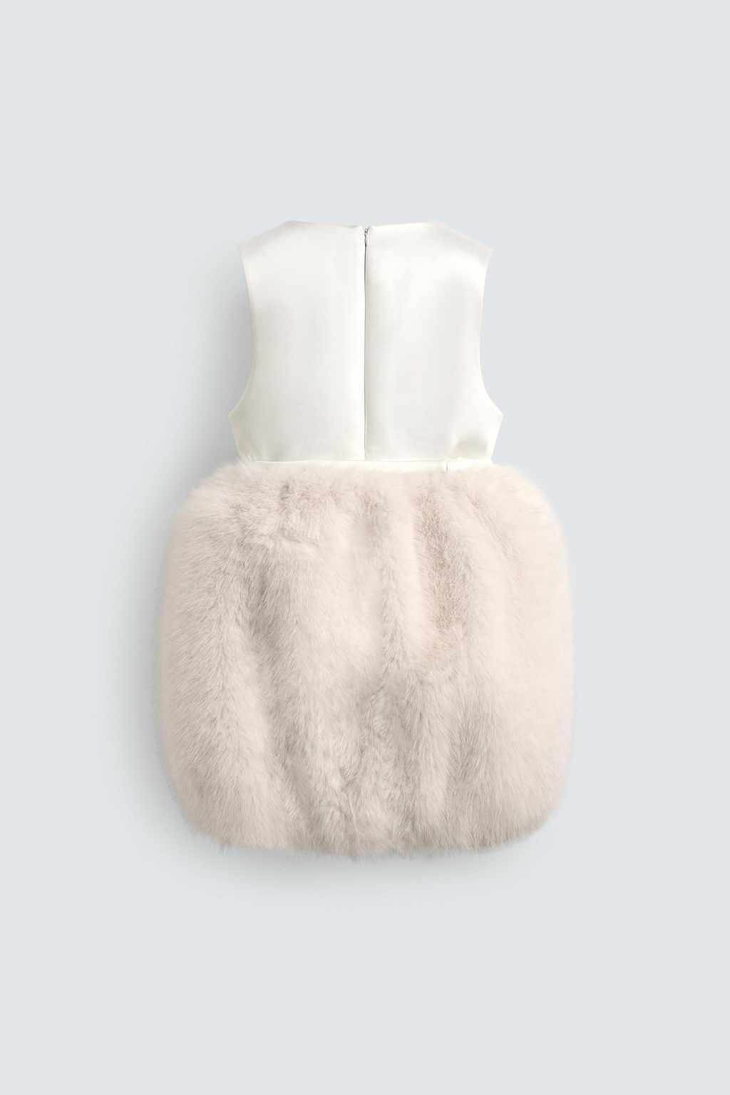 FAUX FUR EFFECT COMBINED MINI DRESS HARRY LAMBERT FOR ZARA X DISNEY  фото 3