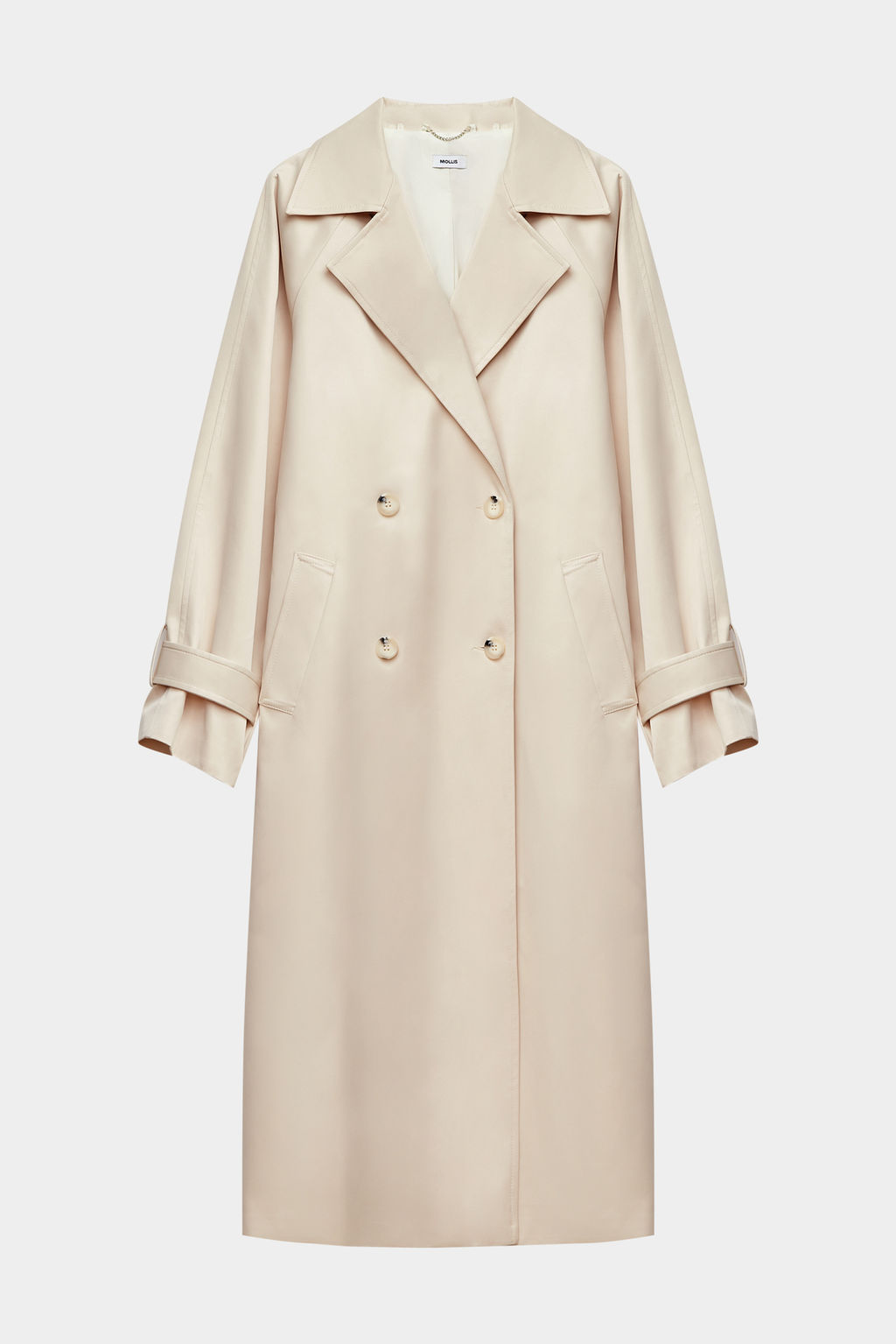 Тренч двубортный с поясом - Mollis фото 5