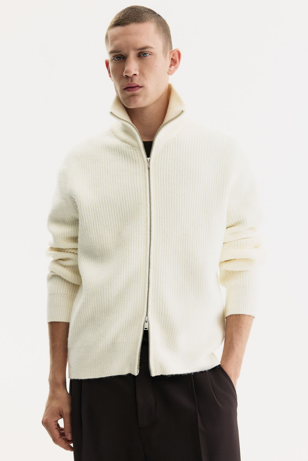 C?rdigan con cremallera Regular Fit - H&m фото 2