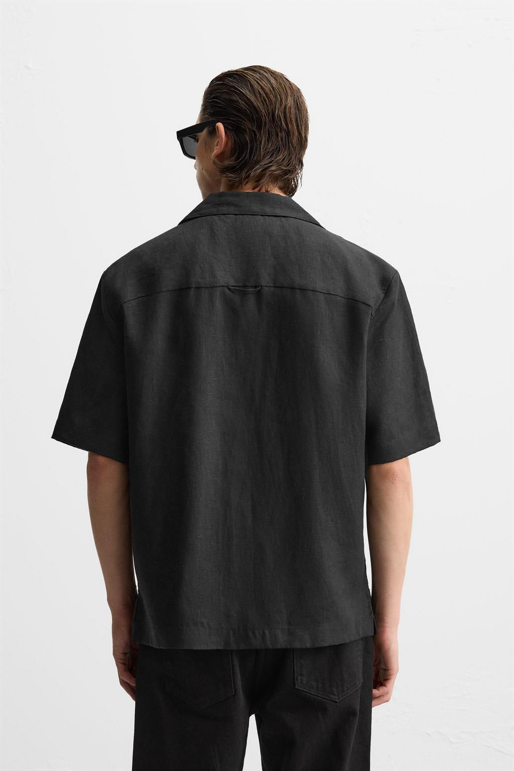 100% LINEN SHIRT - Zara фото 18