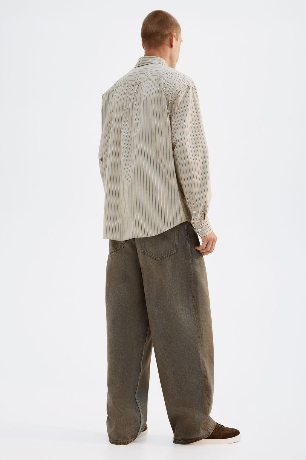 Camisa de popelina Loose Fit - H&m фото 5