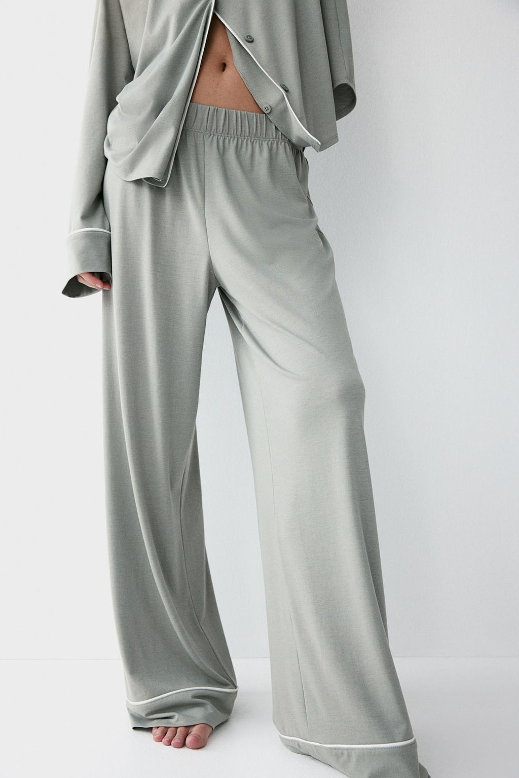 Pijama de mezcla de viscosa - H&m фото 3