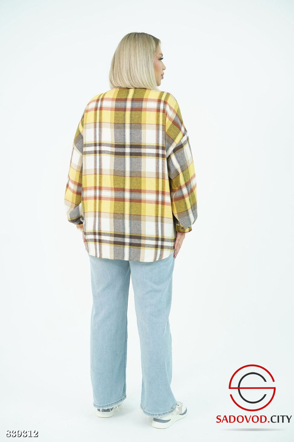 Рубашка женская в клетку - Bruno фото 2