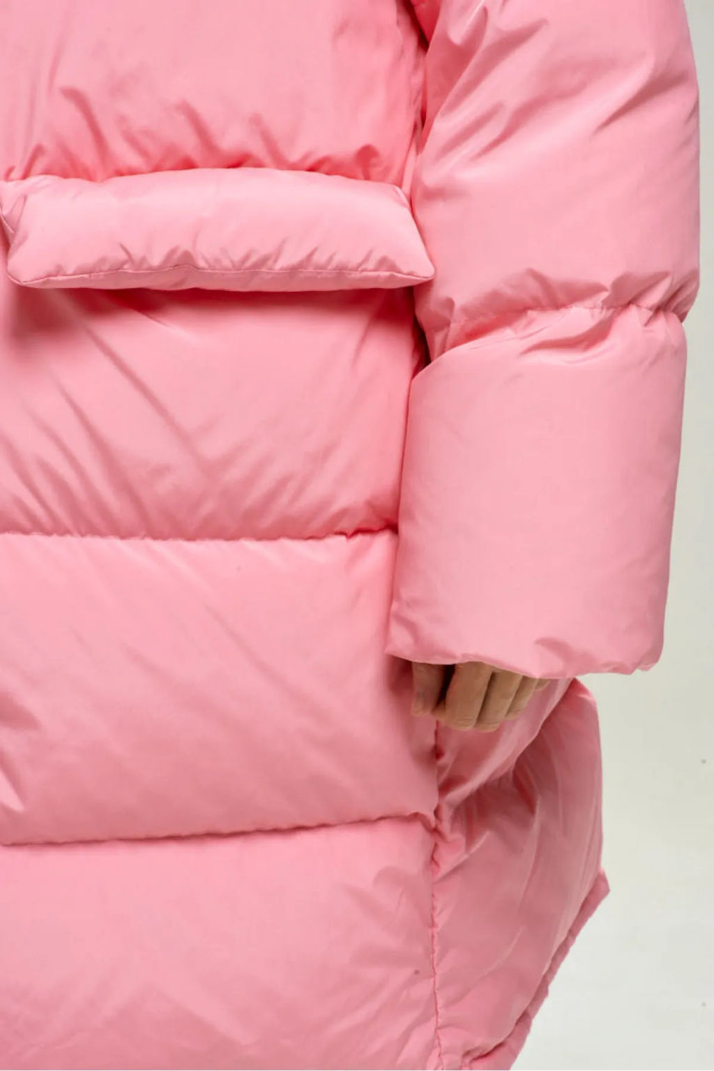 Пуховик удлиненный Pink - Erist store фото 5