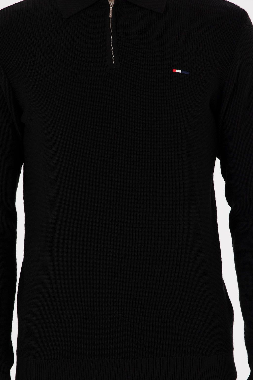 Erkek Regular Fit Yar_m Fermuarl_ Siyah Basic Kazak - U.s. polo assn фото 6