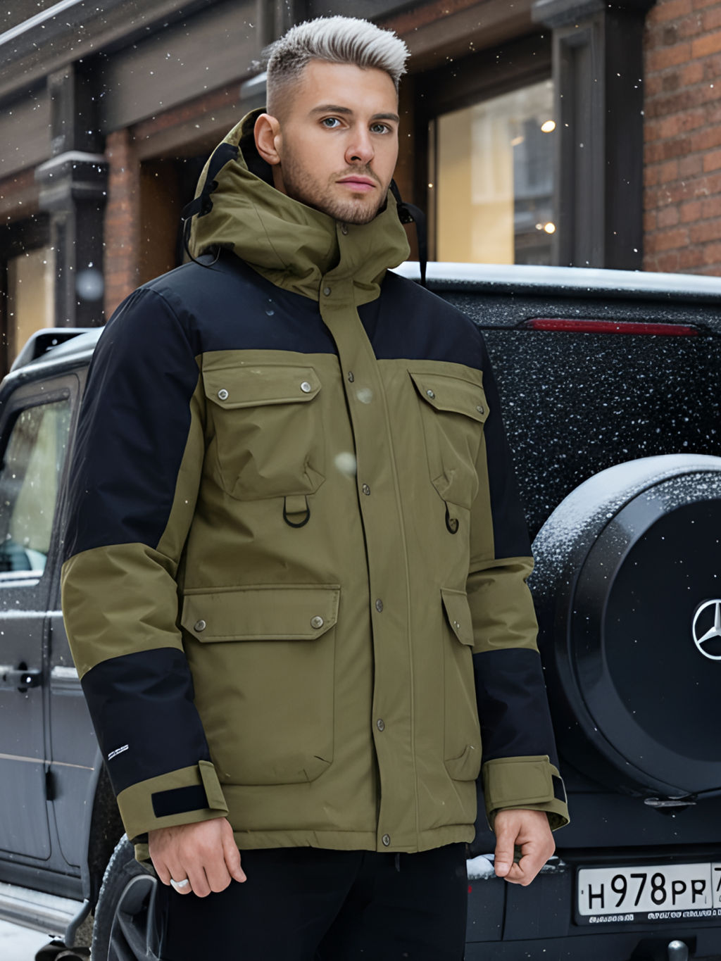 Горнолыжная куртка MTFORCE хаки