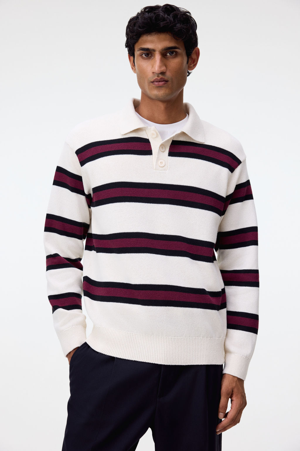 Polo de punto Loose Fit - H&m фото 6