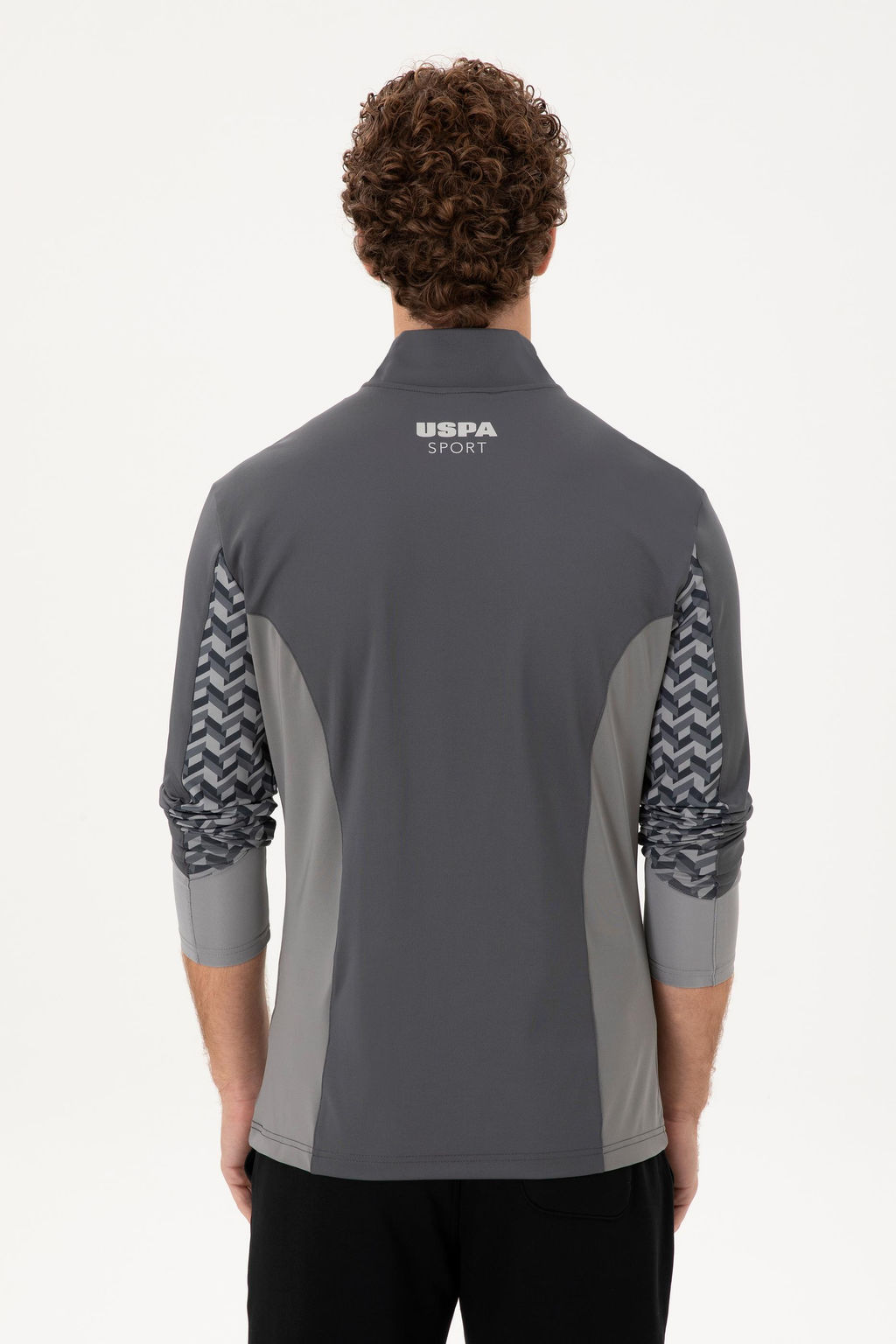 Мужской свитшот антрацитового цвета - U.s. polo assn фото 5