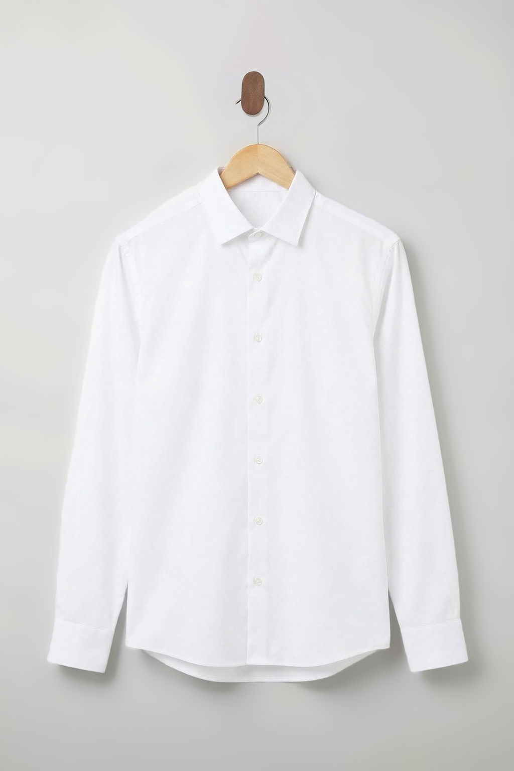 Lacivert Regular Fit Gabardin Dokulu Kolay Utulenebilir Erkek Gomlek TMNSS26GO00006 - Trendyolmilla фото 5