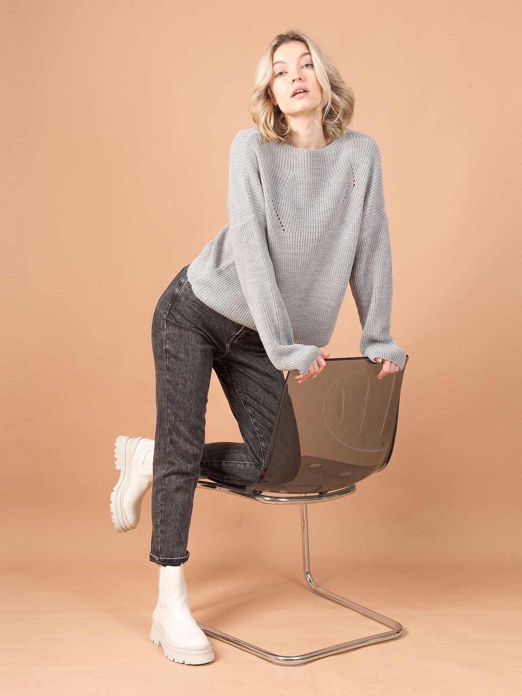 Джемпер вязаный - Stilla фото 9