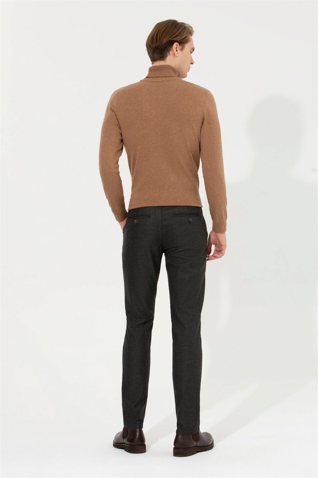 Мужские брюки чинос кокосового цвета - U.s. polo assn фото 4