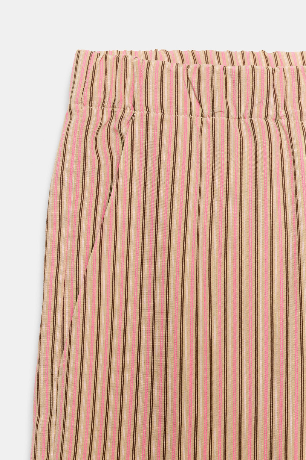 PANTAL?N FLUIDO RAYAS / Rosa / Blanco - Zara фото 7