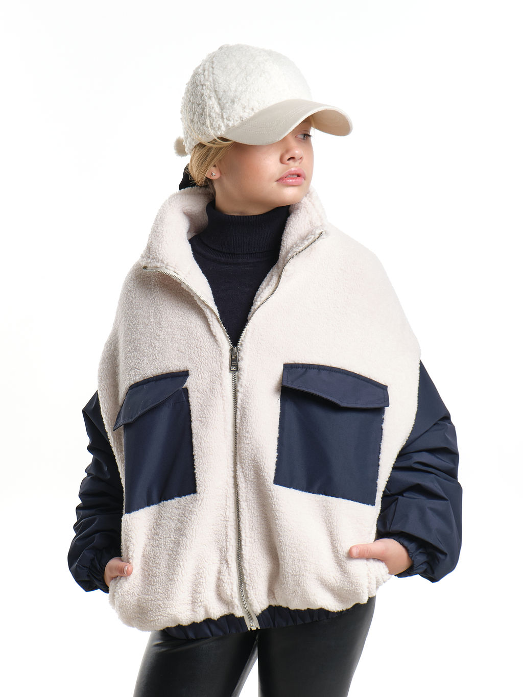 Джемпер Тедди на молнии 33-8231 касар/синий - Mini maxi фото 8