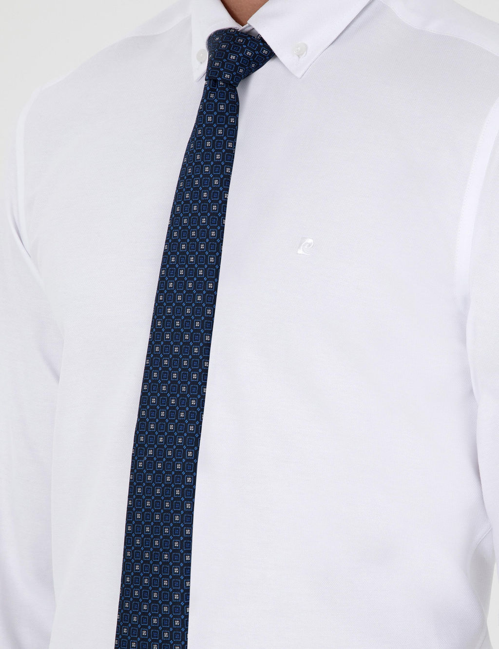 Beyaz Slim Fit Uzun Kollu G_mlek