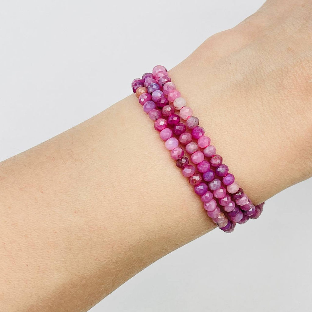 Бусины для украшений из Сапфира микс 39 см