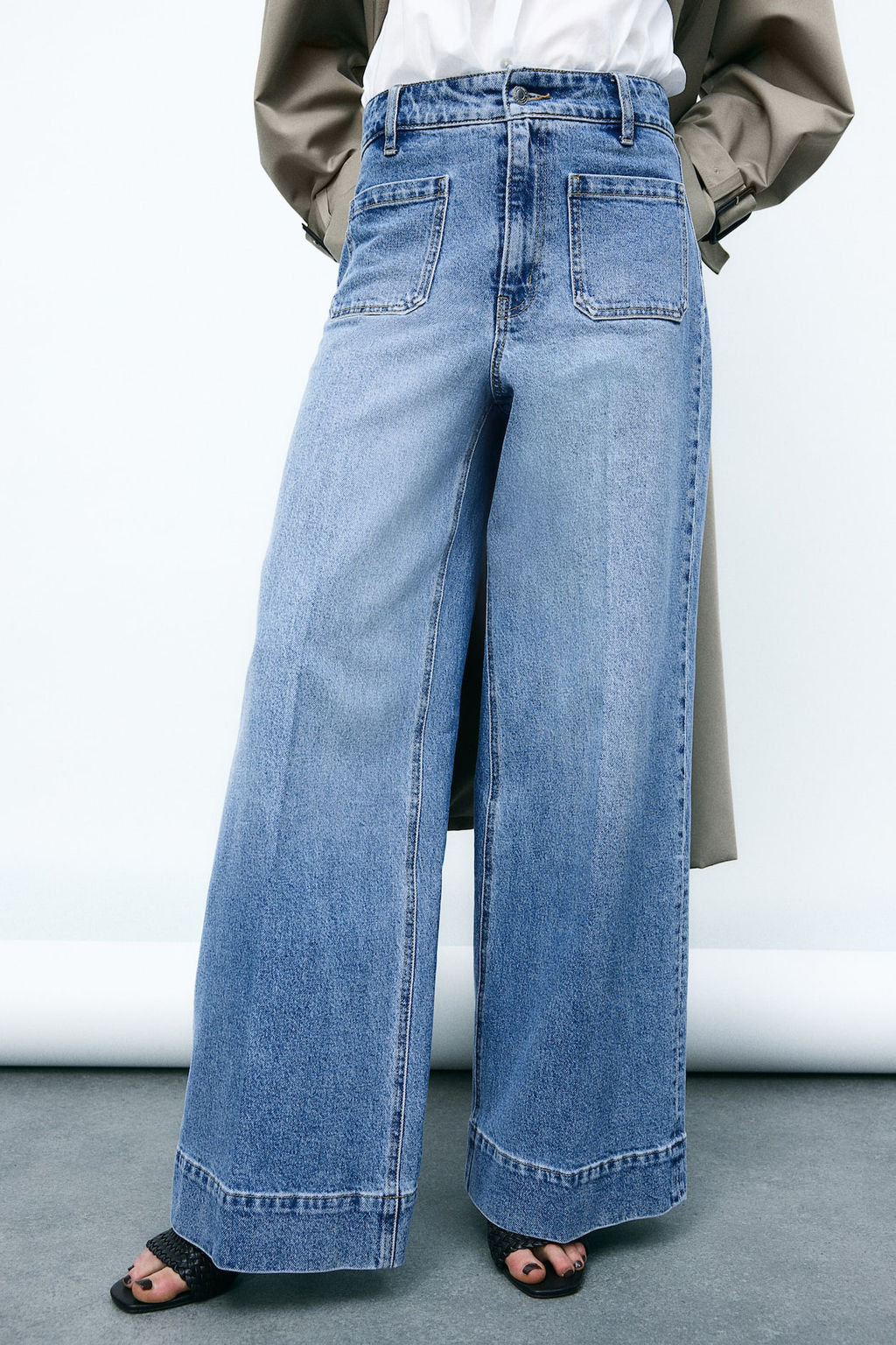 Wide High Jeans - H&m фото 3