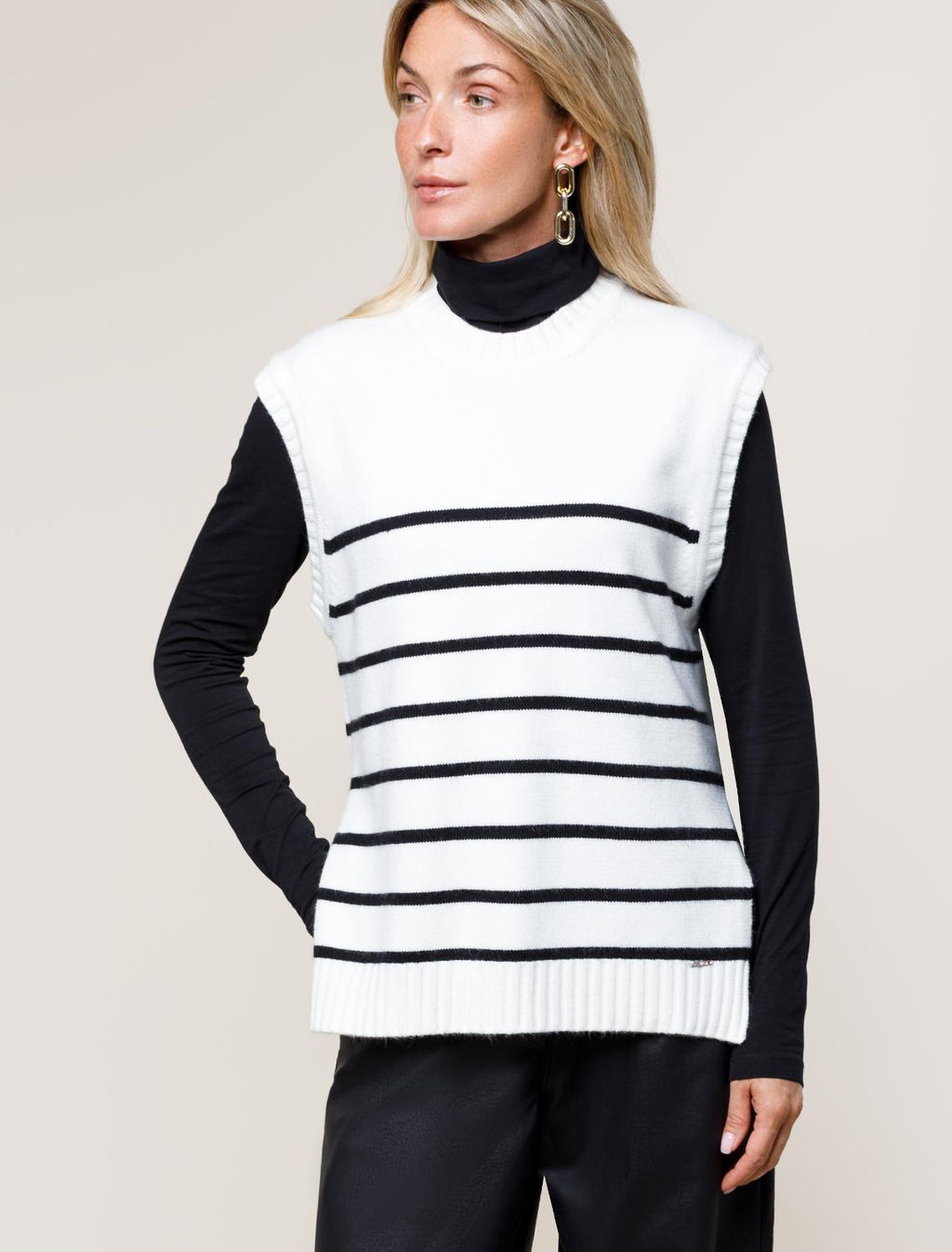 VILATTE / Жилет из пряжи с кашемиром  фото 5