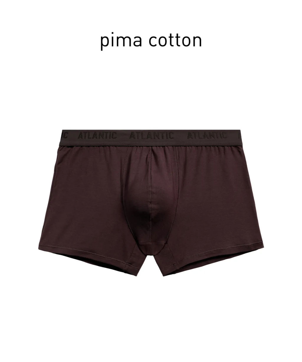 ATLANTIC MH-1199 Трусы шорты Pima cotton шоколадный