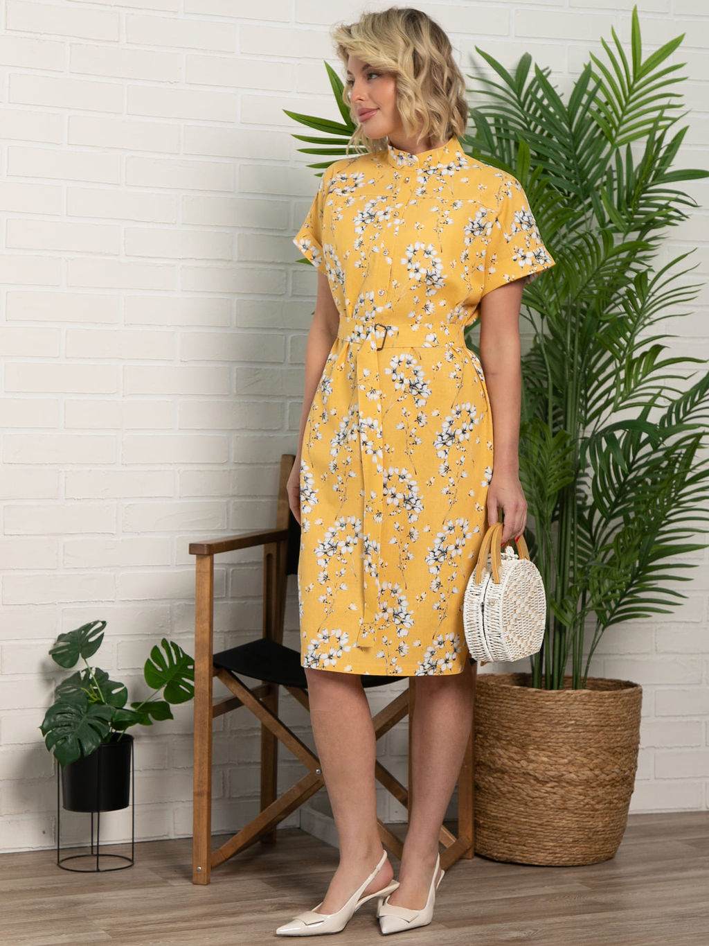 Платье Бон вояж (горчица) П15990-41М - Lt collection фото 8