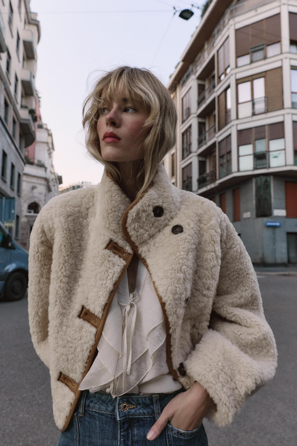REVERSIBLE DOUBLE-FACED JACKET - Zara фото 34