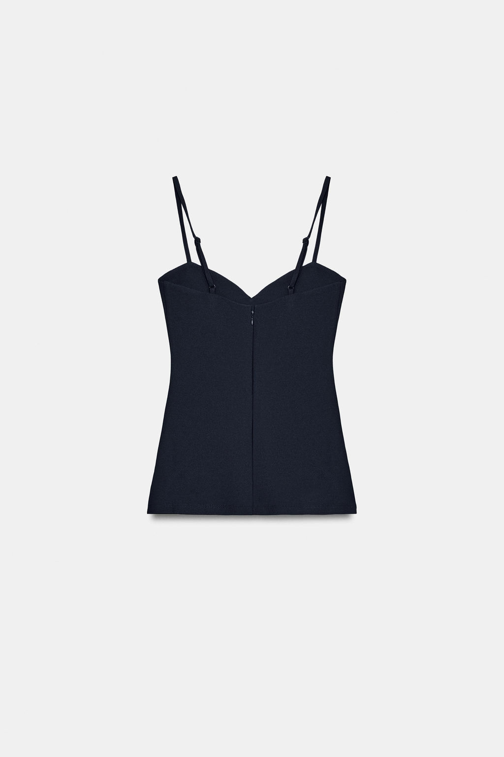 TOP TIRANTES CREPE / Marino - Zara фото 7