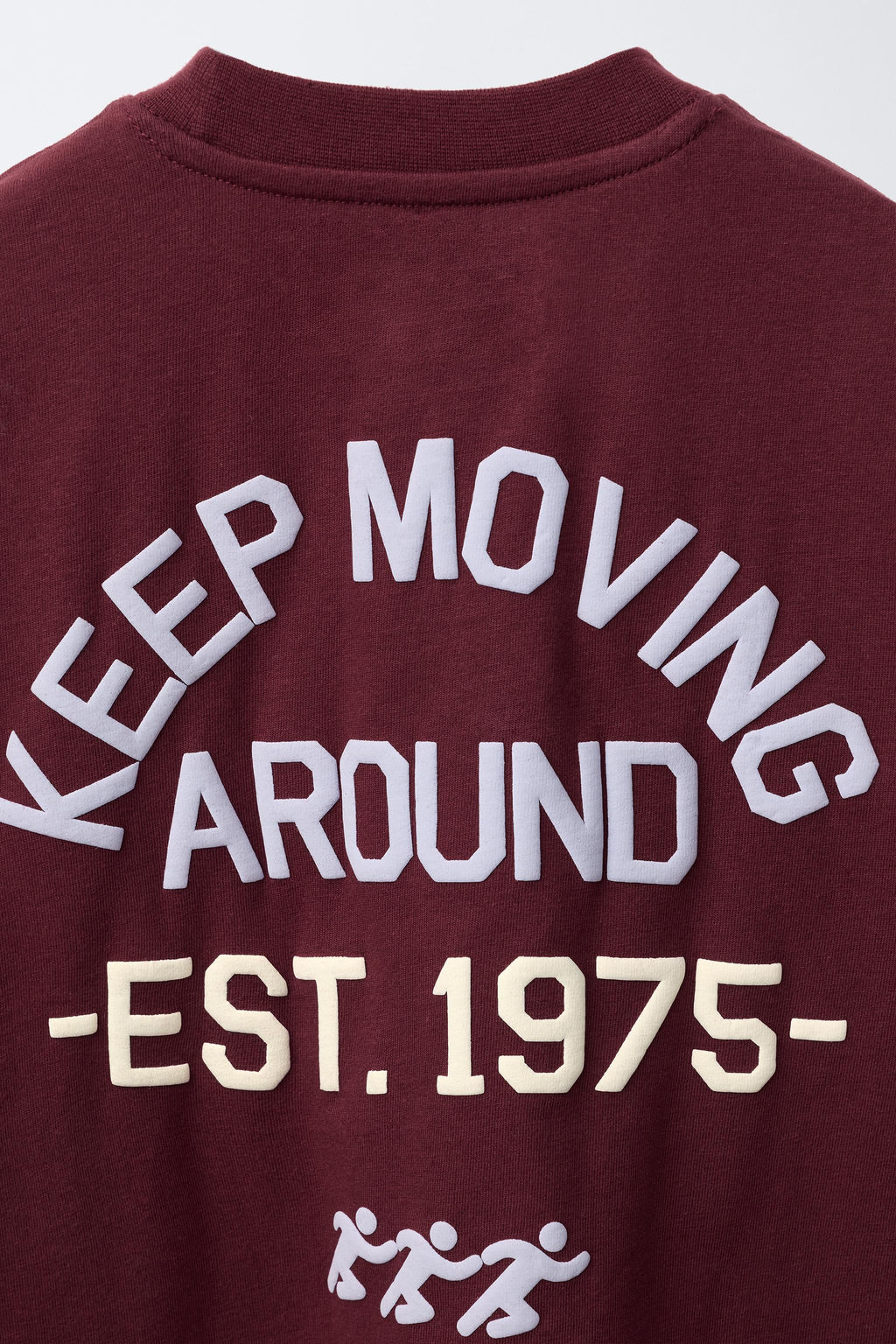 VARSITY RAISED SLOGAN T-SHIRT - Zara фото 4