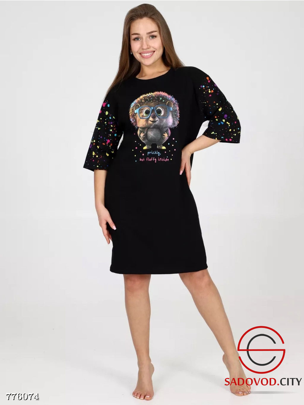 Женская туника с принтом - Bruno фото 3