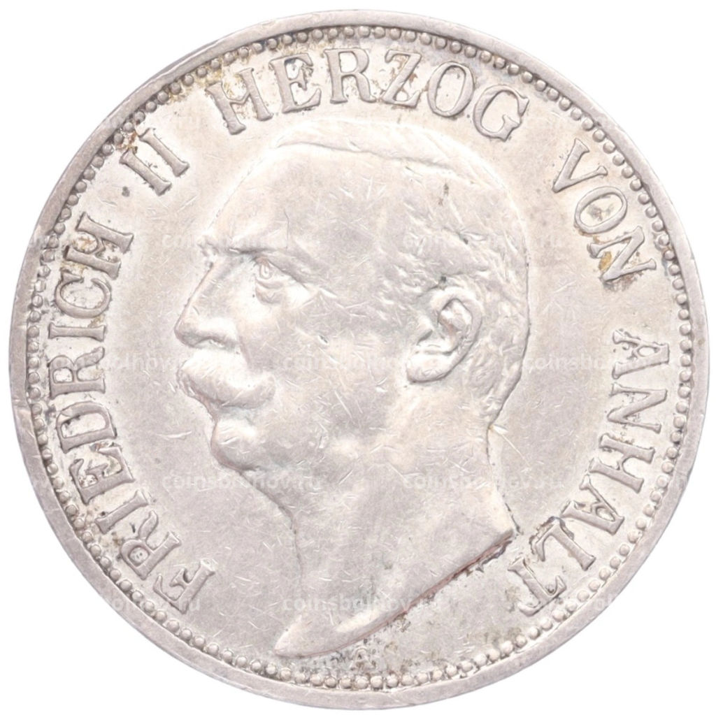 3 марки 1909 года A Германия (Ангальт)