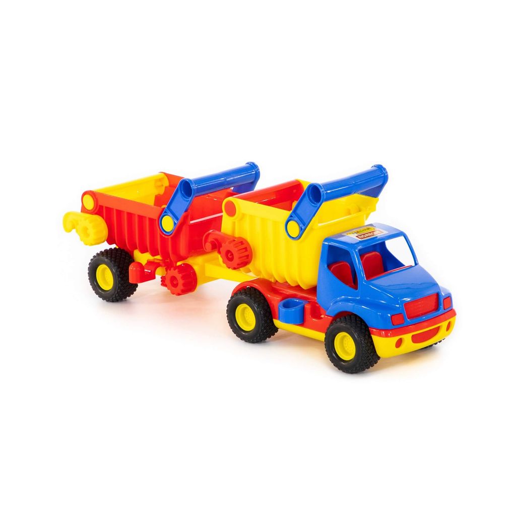 КонсТрак, автомобиль-самосвал с полуприцепом (в коробке) - Полесье фото 11