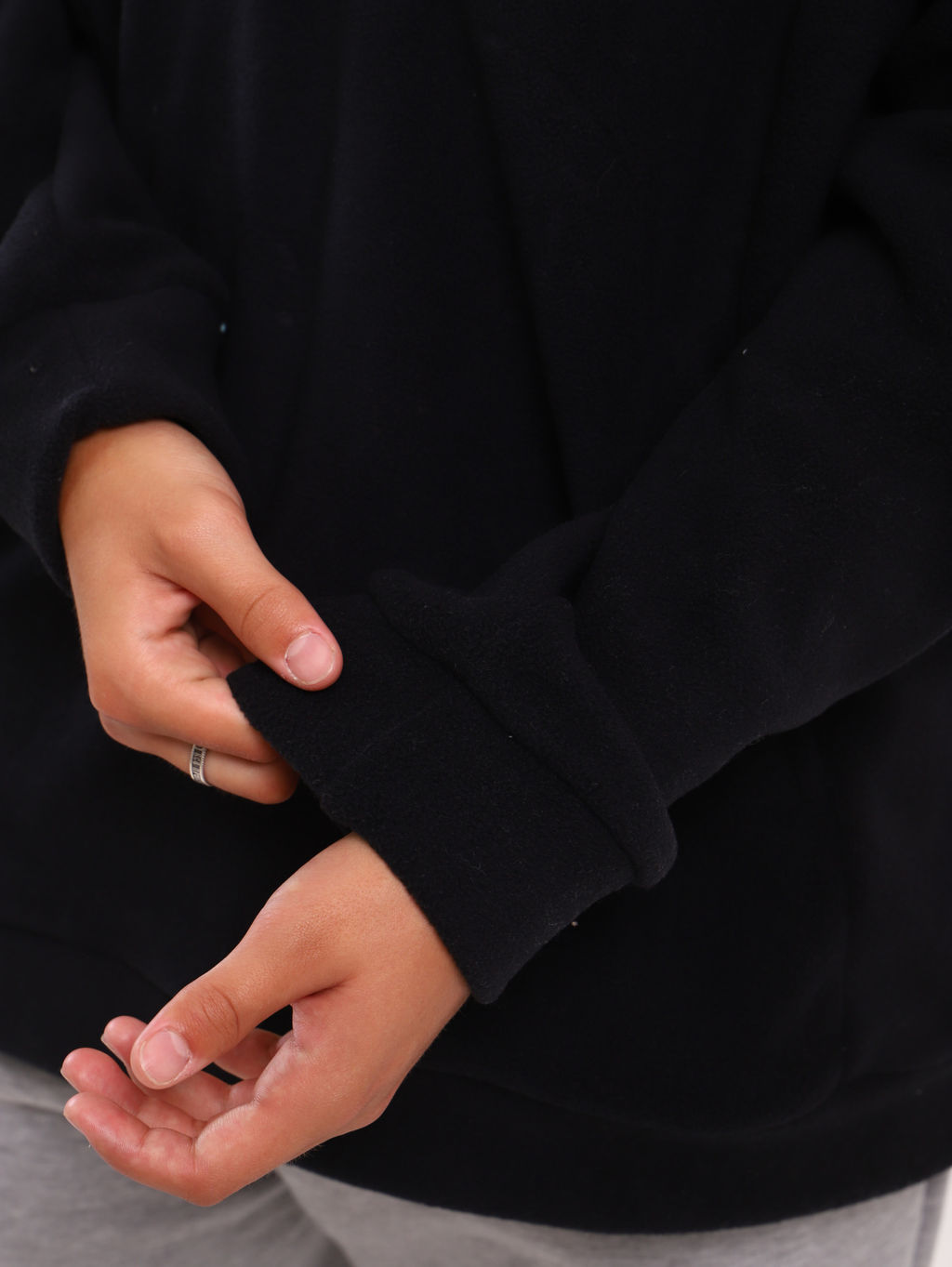 Толстовка для мальчика  девочкиСлалом черный Ладошки  фото 10