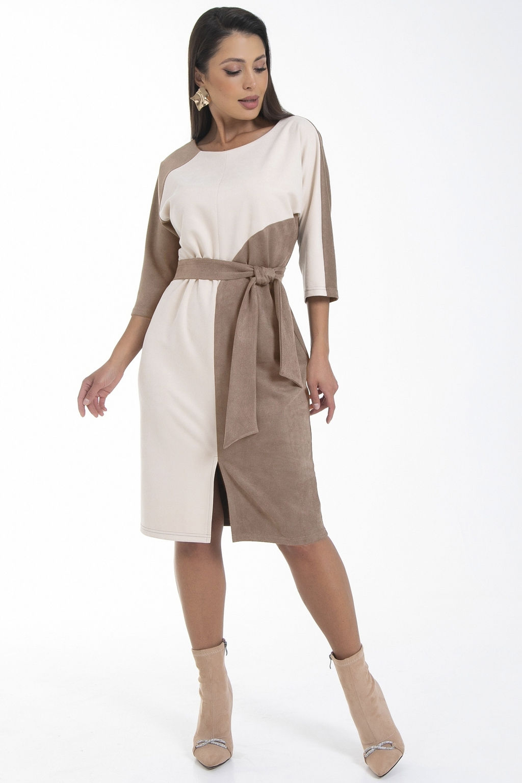 Платье Хит сезона(вельвет,мокко)