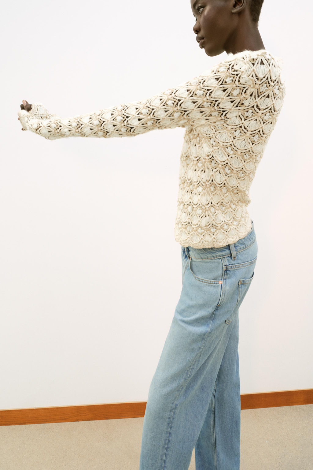 TEXTURED KNIT JUMPER - Zara фото 21