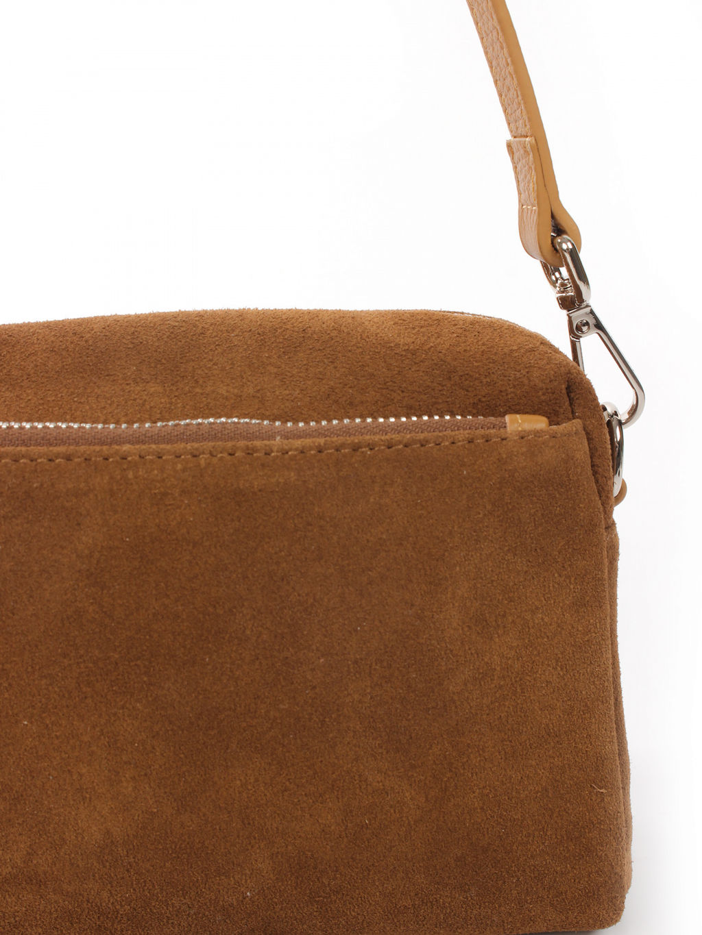 LACCOMA сумка НИ8297Ф-коричневый натуральная замша хлопок