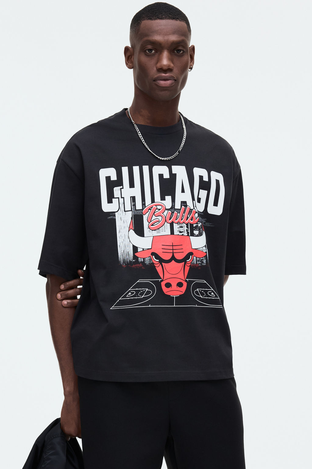 Camiseta con estampado Oversized Fit - H&m фото 4