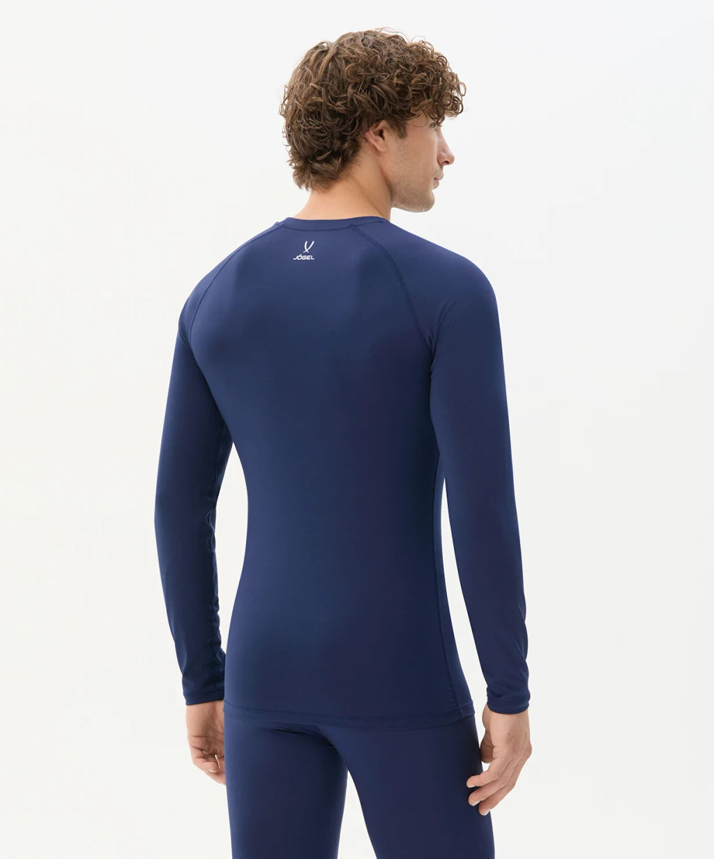 Футболка компрессионная с длинным рукавом JOGEL CAMP PerFormDRY Baselayer LS Tee, темно-синий  фото 8