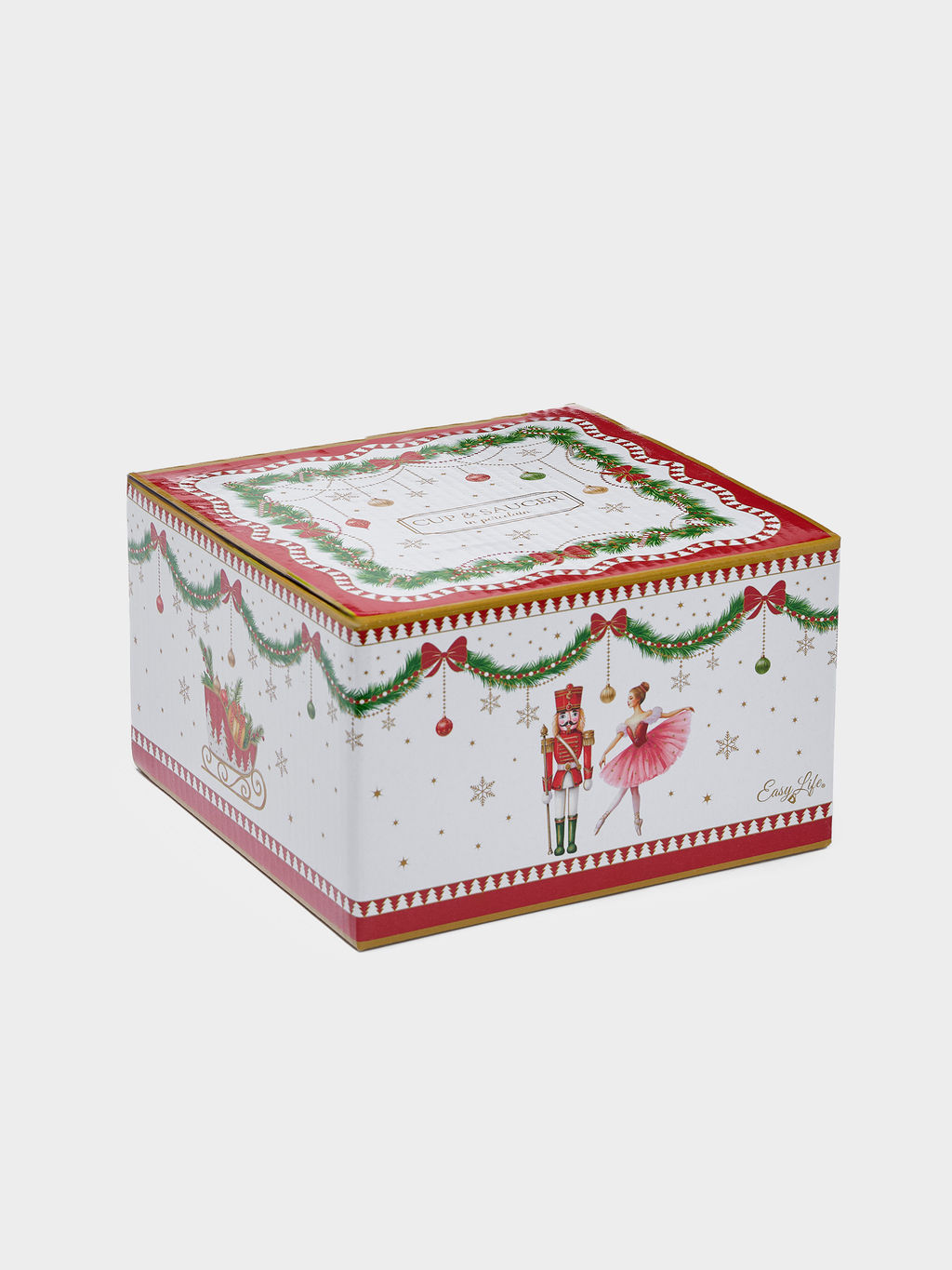 Пара чайная, 1 перс, 2 пр, 200 мл, фарфор P, белая, Щелкунчик и фея, Magie de Noel - Easy life фото 8