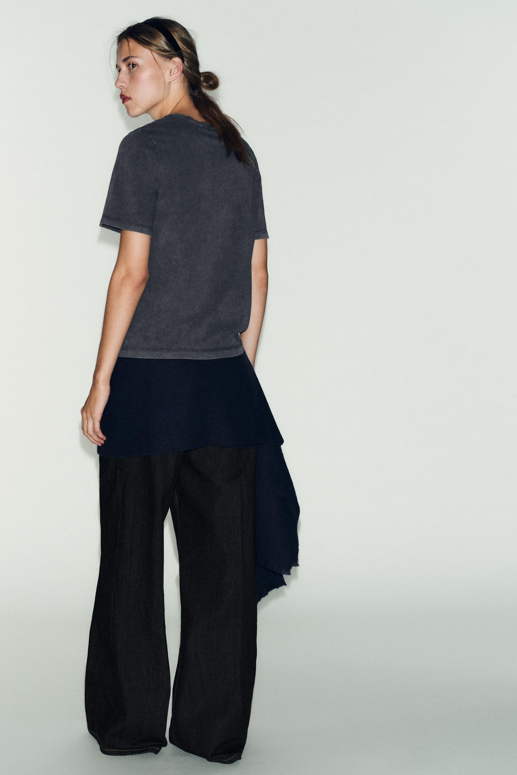 WASHED JEWEL T-SHIRT - Zara фото 5