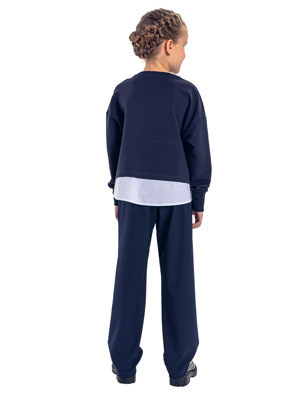 Школьный джемпер для девочки О76537 - Карамелли фото 2