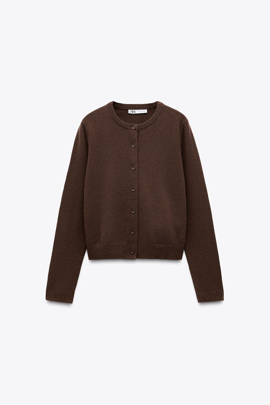 100% WOOL BASIC CARDIGAN - Zara фото 22