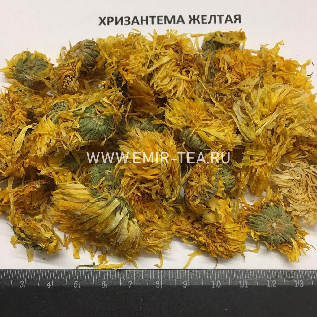 Хризантема желтая (код 0187)
